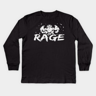 Broly - Rage Kids Long Sleeve T-Shirt